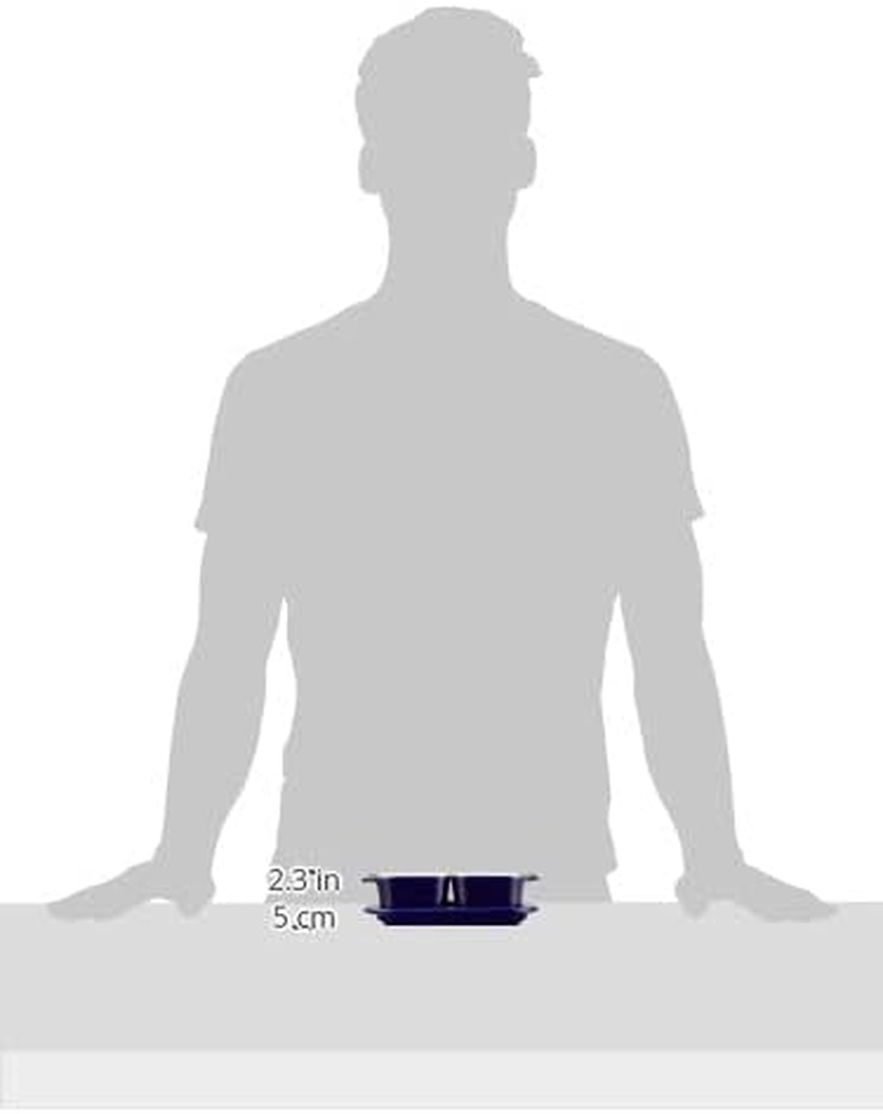 Staub Appetizer Set 40511-121, Blue Ceramic Small Plate, 7.4 X 7.4 Inches (18.7 X 18.7 Cm) - White image number 2