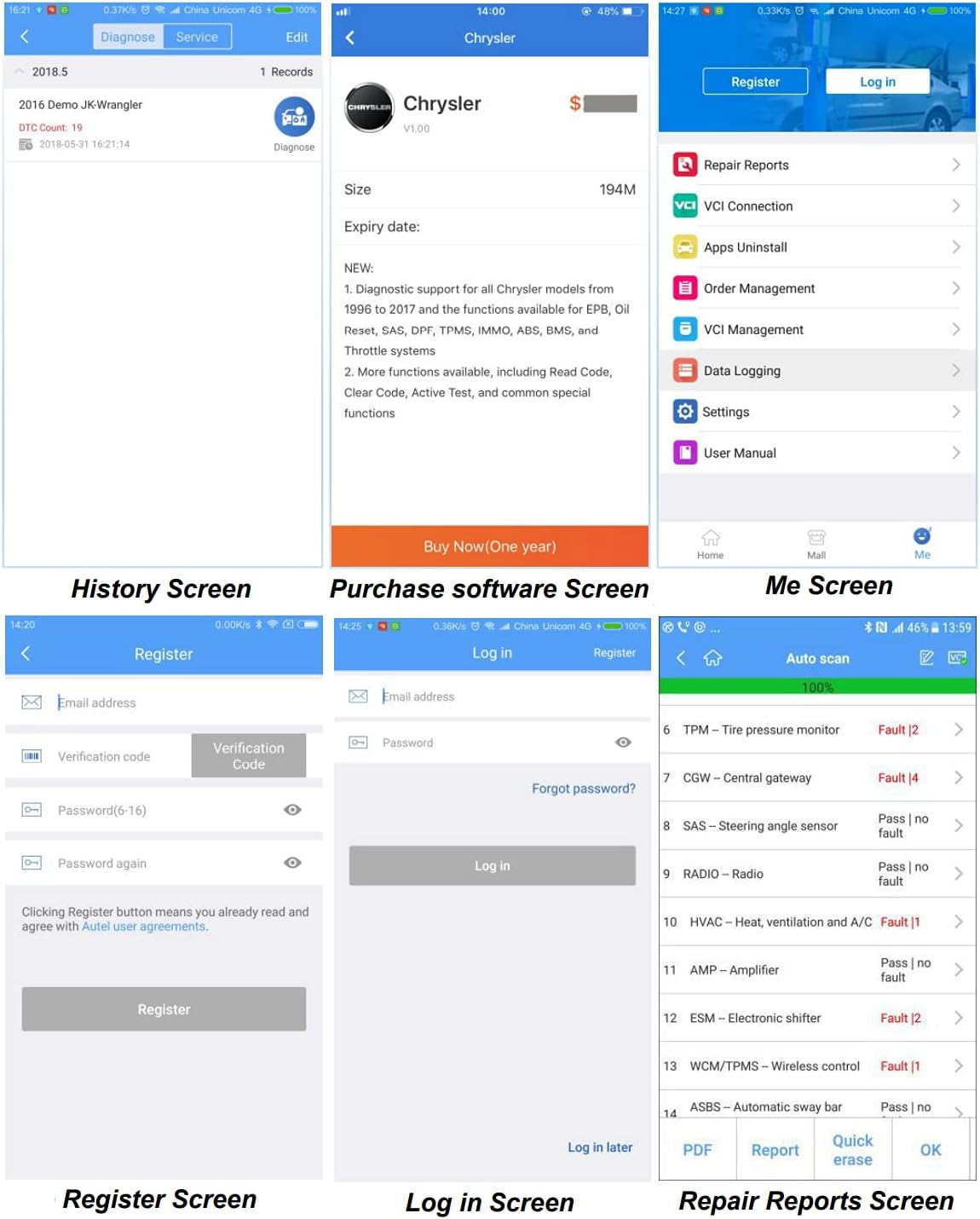 Autel Maxiap AP2500 (Upgraded AP200) Code Reader OBDII Scanner Advanced Al329 image number 2