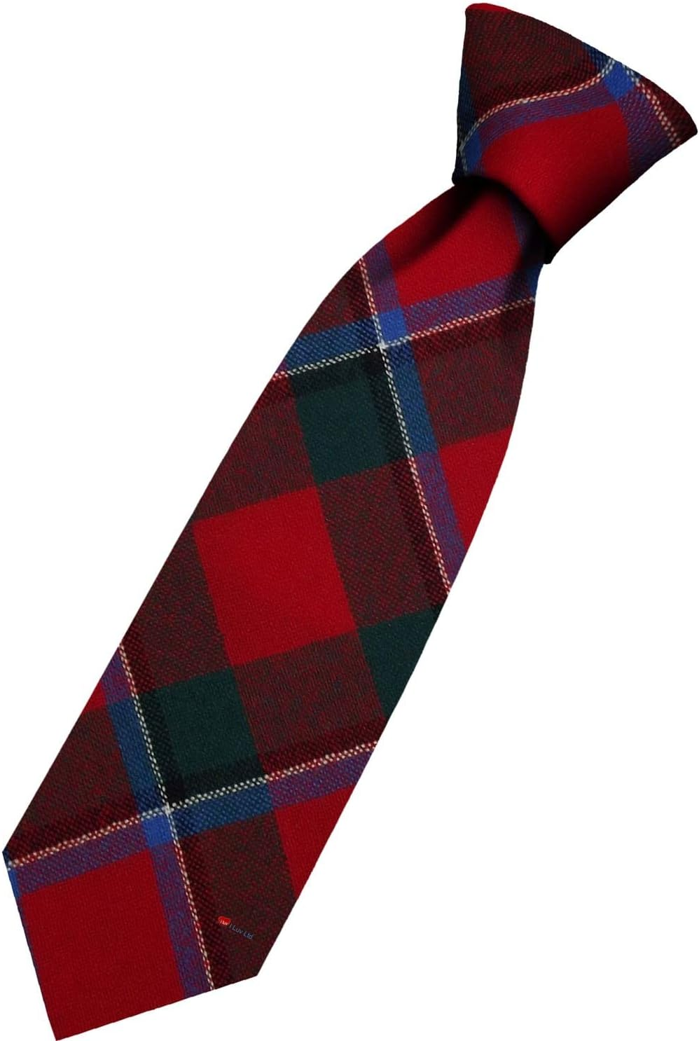 Mens All Wool Tie Woven and Made in Scotland in Sinclair Modern Tartan image number 1