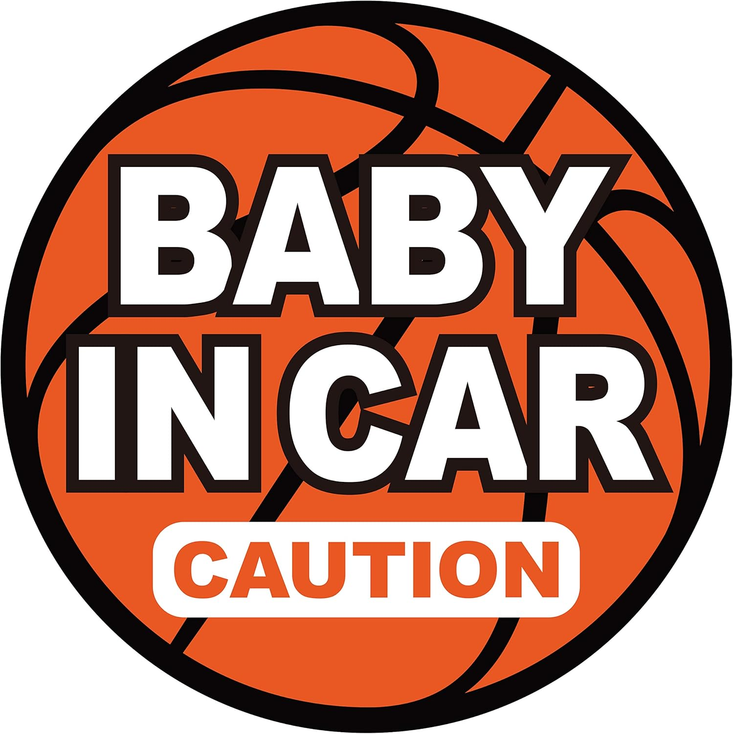 Baby in Car Magnet (Light Pink/Turquoise)