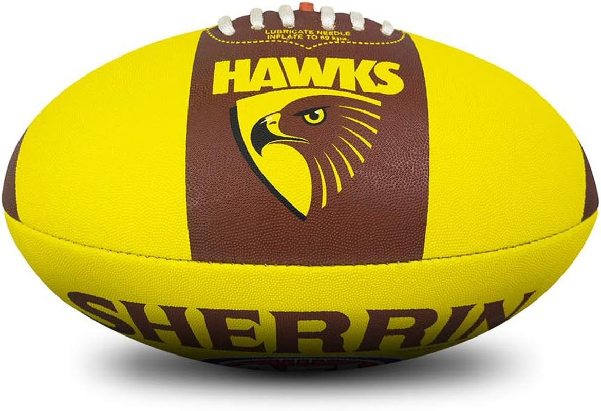Sherrin Hawthorn AFL Club Football, Size 5 image number 1
