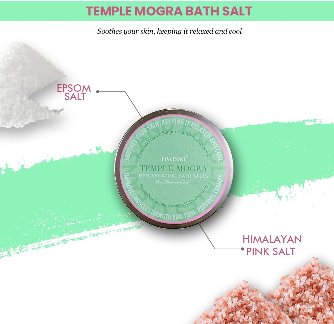 Nyassa Temple Mogra Bath Salt 220Gm image number 5