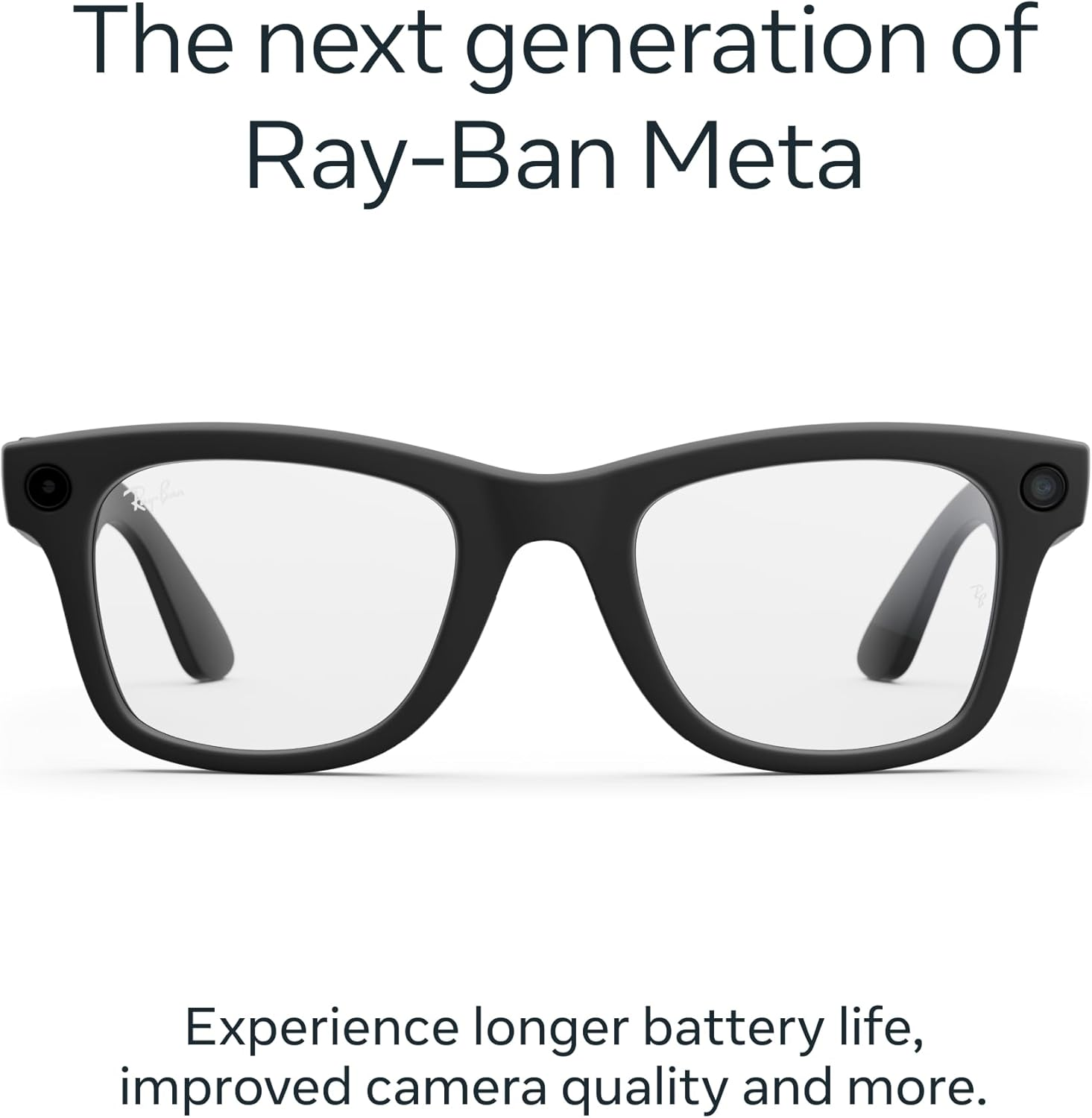 Ray Ban Meta Gen 2 Wayfarer - Black/Grey image number 2