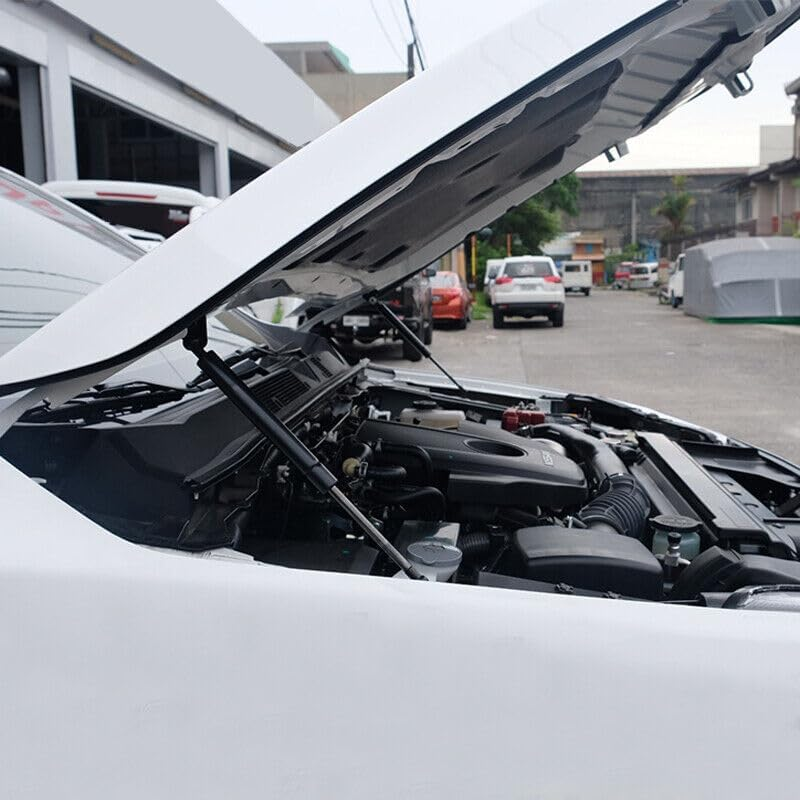 Hood Gas Struts for Nissan Navara NP300 2015-2021, Front Hood Lift Support Shocks Dampers Kit - Stainless Steel, Easy Installation, Direct OEM Replacement (2PCS) image number 3