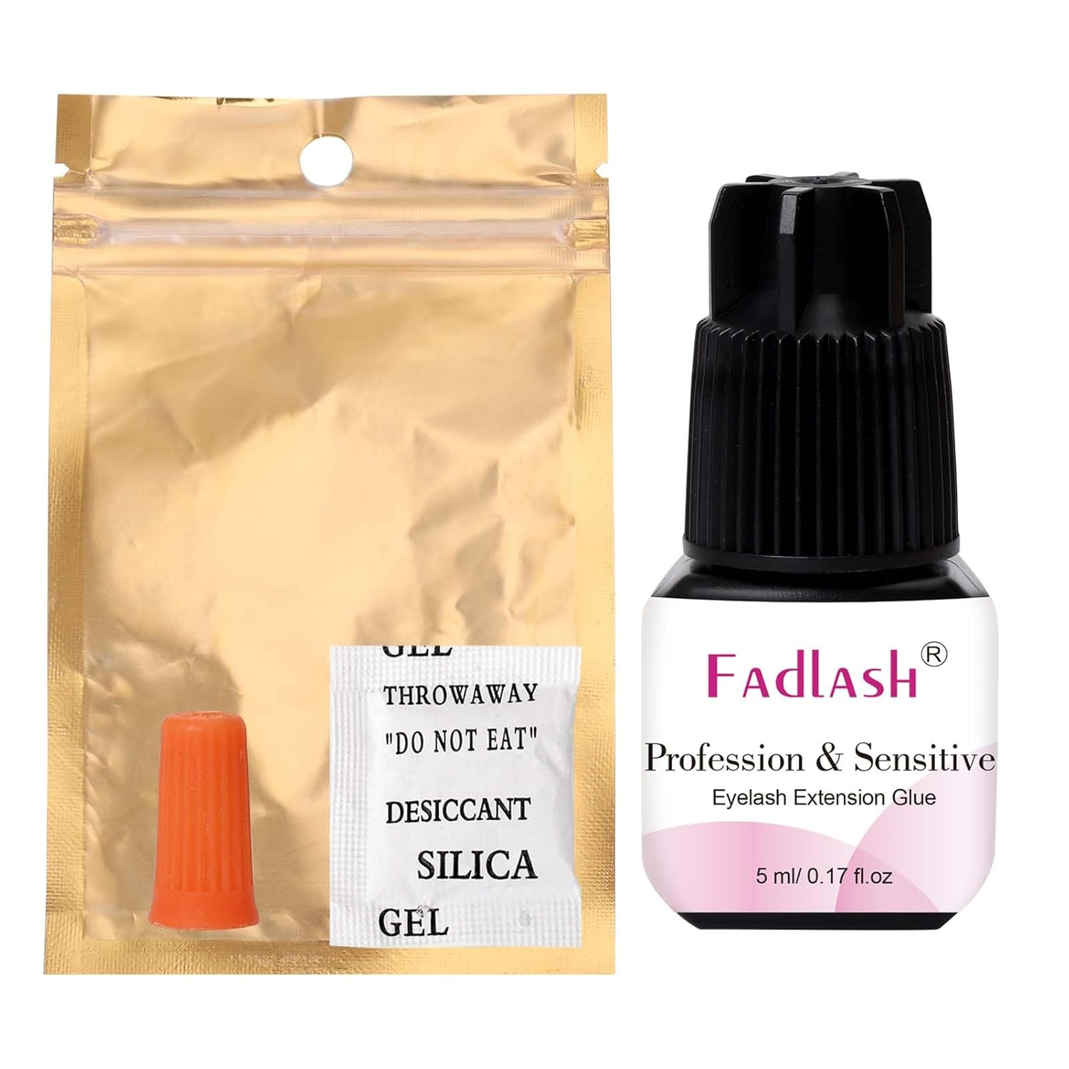 FADLASH Eyelash Extension Glue 5Ml 1S Dry Time 8 Weeks Retention Extra Strong Lash Extension Glue Waterproof Eyelash Bond Professional Use Only image number 1