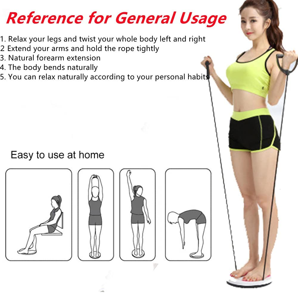 Ab Twister Board for Exercise Waist Twisting Disc with 8 Magnets Fitness Twister with Handles Trims Waist Arms Hips and Thighs