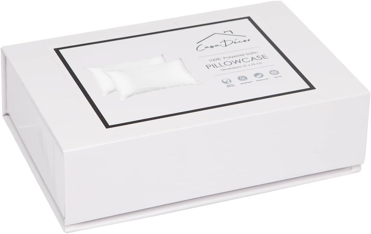 Royal Comfort Bedding Set - 1 X Royal Comfort Sheet Set 2000TC Ultra Soft Bamboo Blend, 1 X Fitted Sheet & 1 X Flat Sheet & 2 X Pillowcases and 2 X Pillowcases 100% Polyester 51 X 76Cm (King, White) image number 4