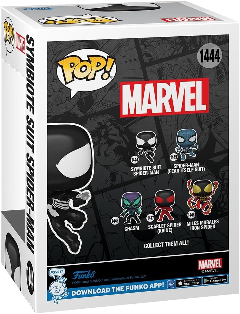 FUNKO POP! Marvel: Spider-Man Comics - Symbiote Suit Spider-Man image number 5