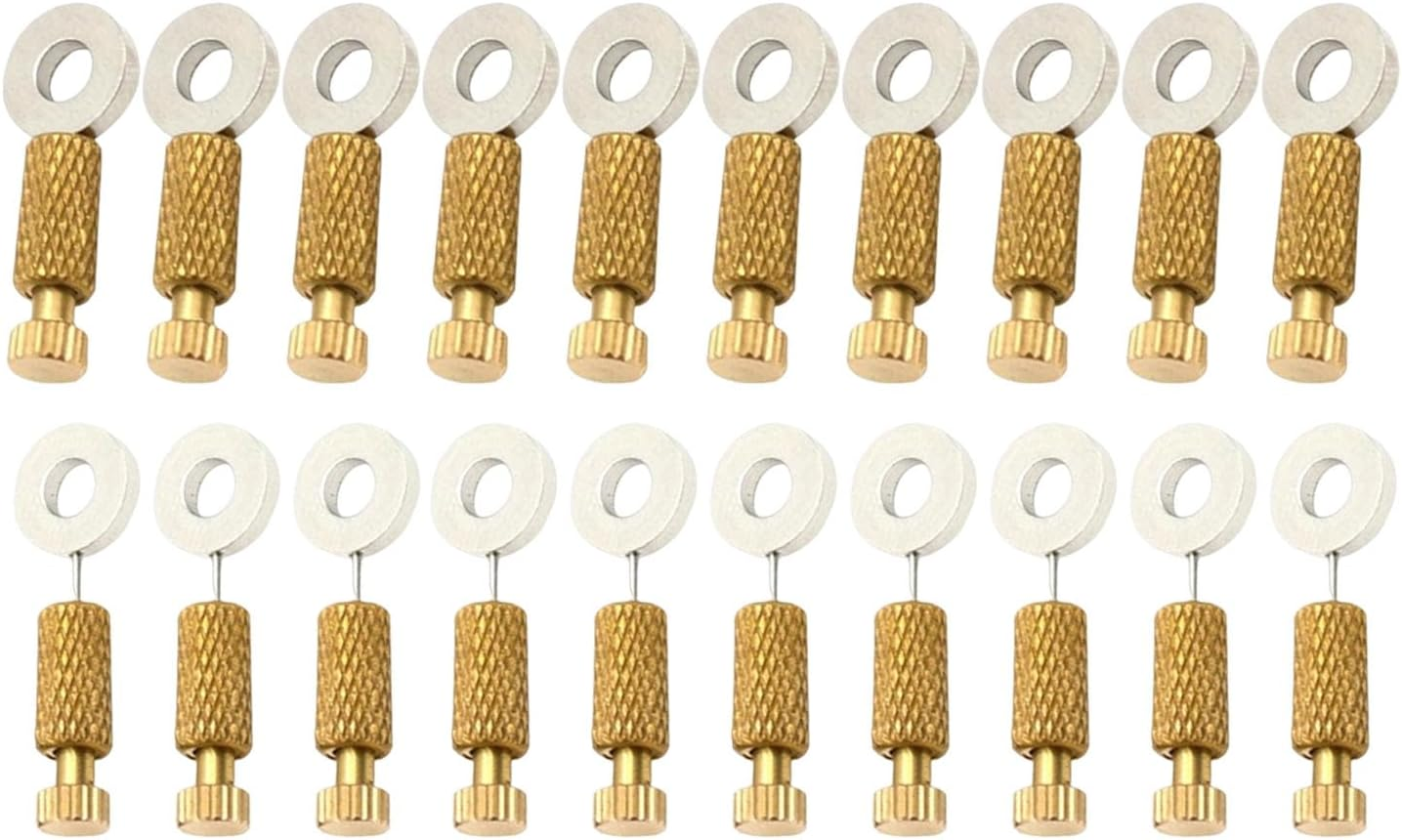 Lyshujli 20Pcs Leather Suture Positioning Needles,Diy Leathercraft Located Needles Leather Locking Pins, Leather Craft Stitching Fixed Suture Needles for Holding Seam Pinning up Leather Sewing image number 5