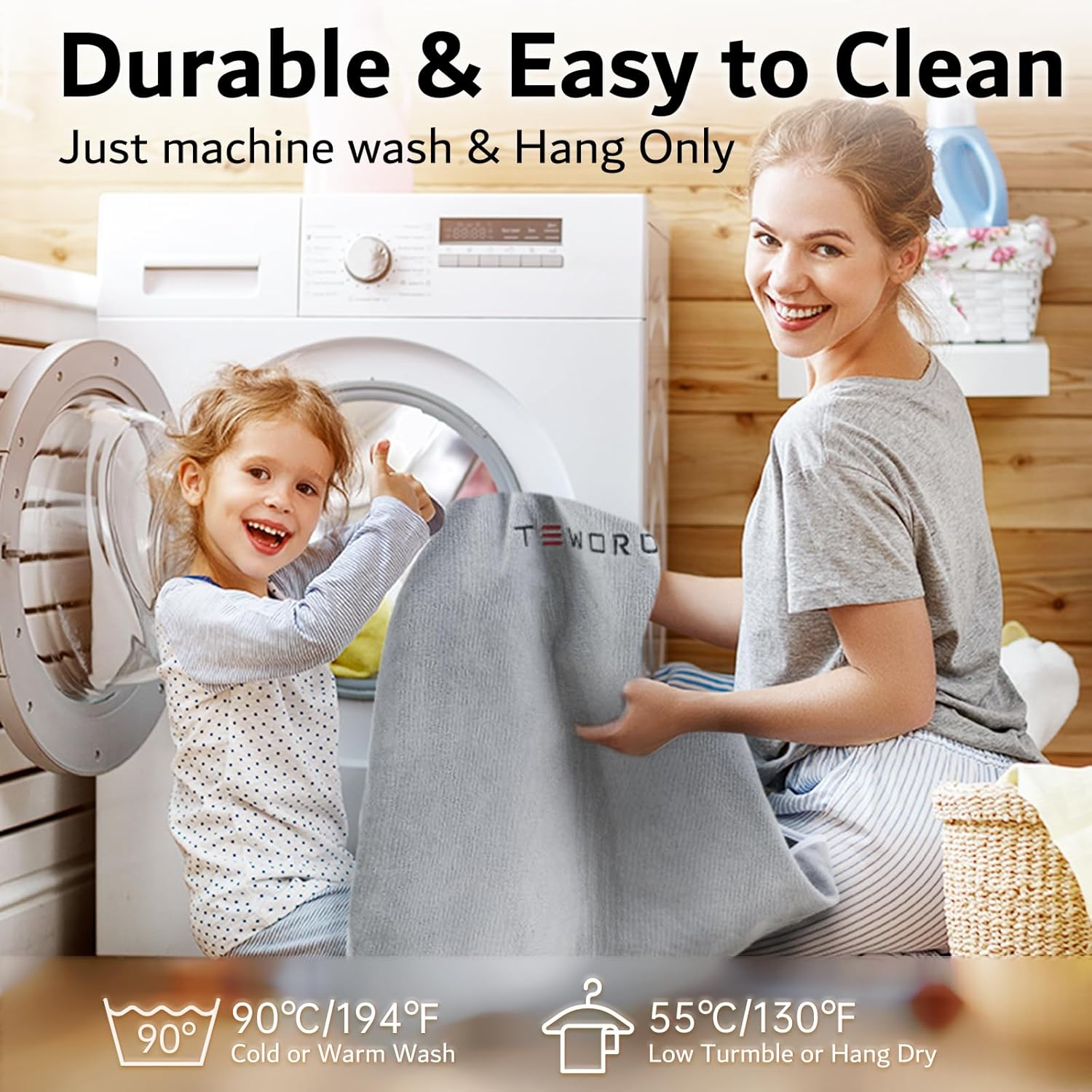 Premium Microfiber Towel Tesla Model Y Juniper/3 Seat Cover, Waterpooof | Sweatproof | Machine Washable | Non-Slip, Seat Protector for Tesla Model 3/Y 2016-2025 Interior Accessories - (1Pack, Gray) image number 4