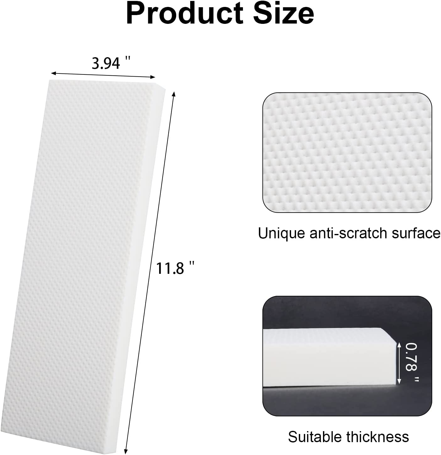 BEWAVE Garage Wall Protector Car Door Corner Edge Waterproof Bumper Guard Protector High Density Self Adhesive EVA Foam Pad for Parking Vehicle