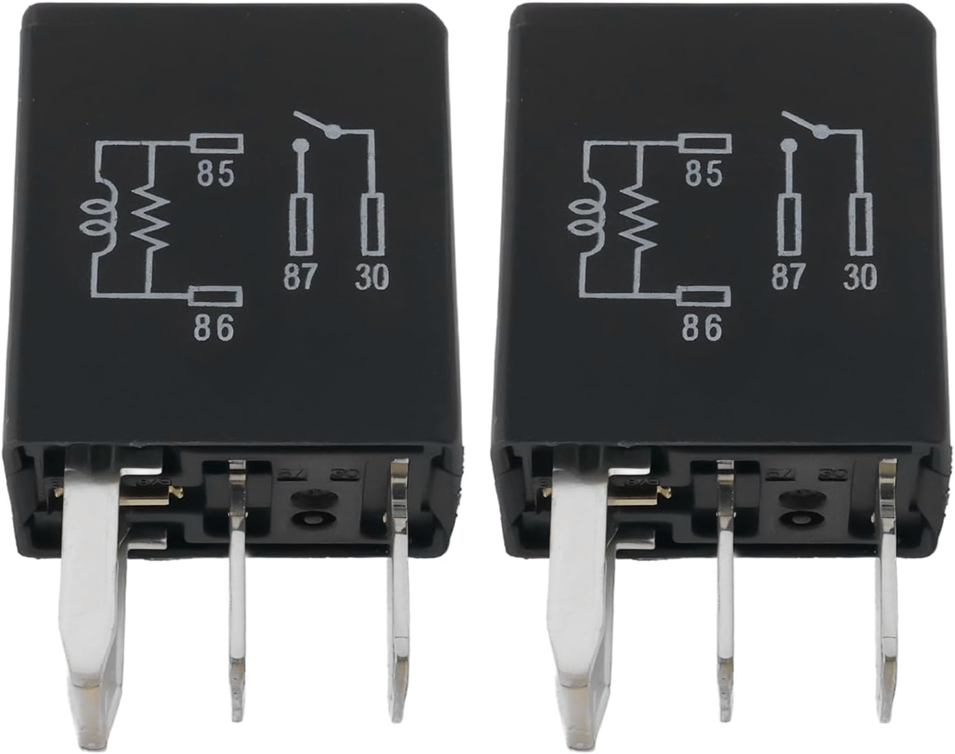 YINETTECH 2Pcs 871E-1A-D-R1 U15 12VDC 35A 4 Pin ISO Normally Open Micro Car Relay for Cars Trucks Industrial Equipment image number 1