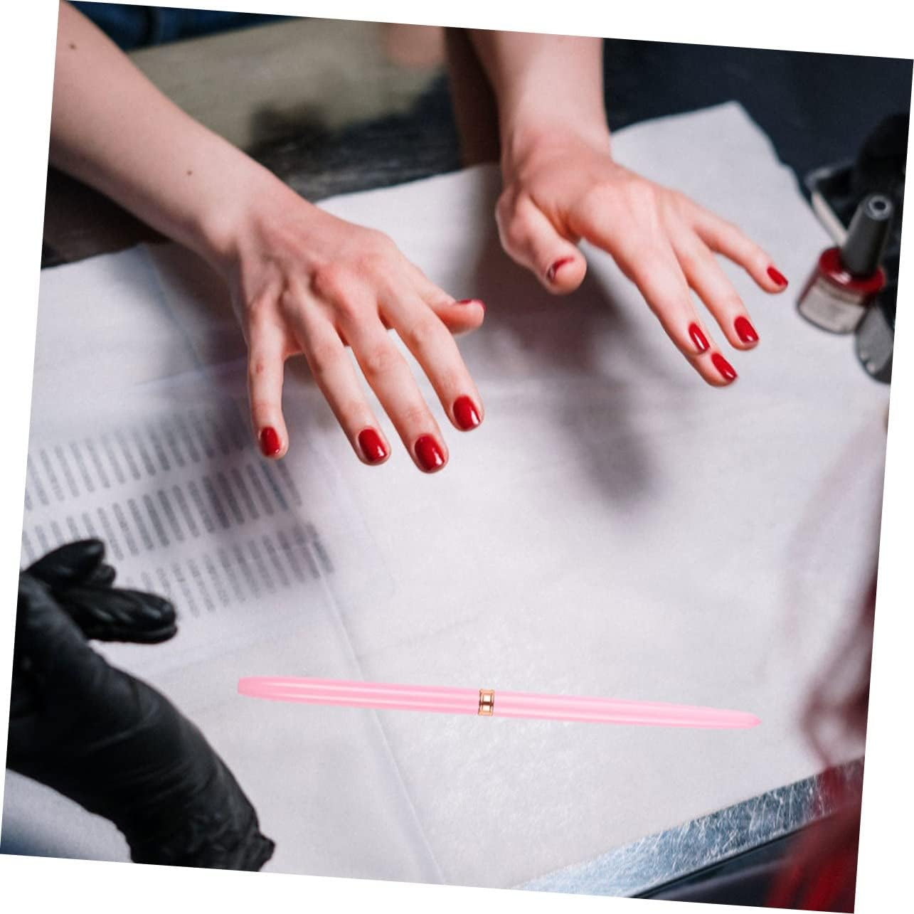 FOMIYES Nail Art Drawing Pen Fine Brush for Detailed Manicure Designs Nail Art Tool for Home and Line Painting Pen image number 2