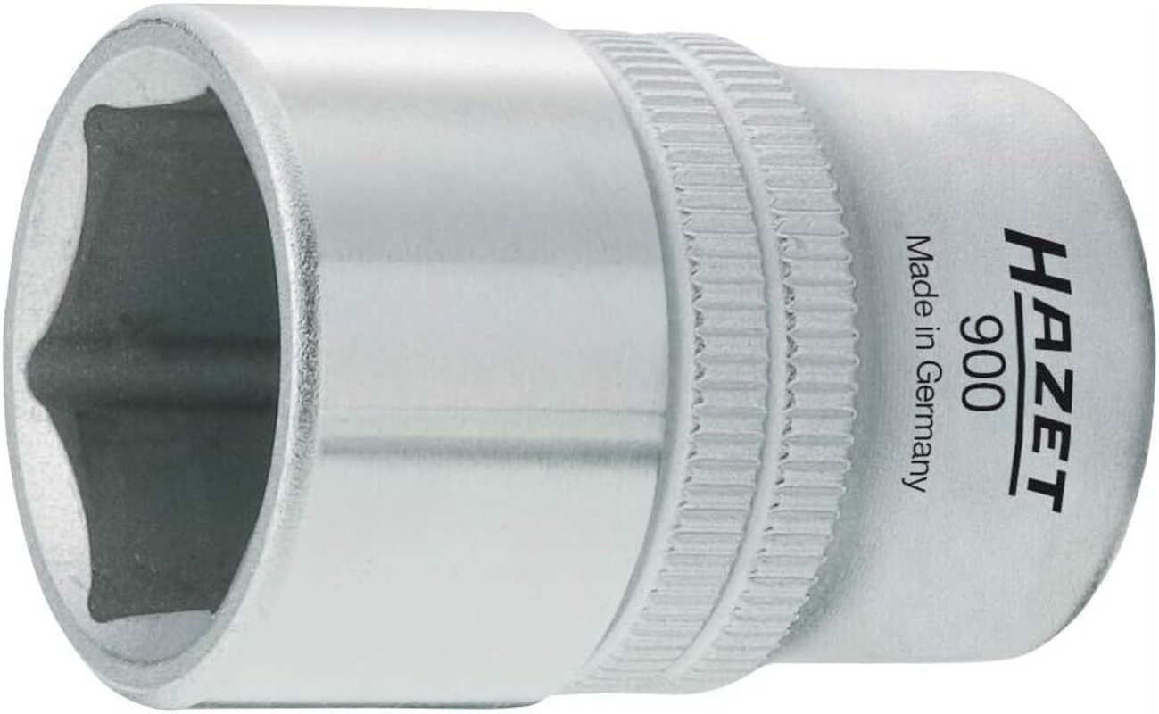 Hazet 900-10 1/2 Inch Square Drive Hollow outside Hexagon Traction Profile Socket, 10 Mm Size image number 1