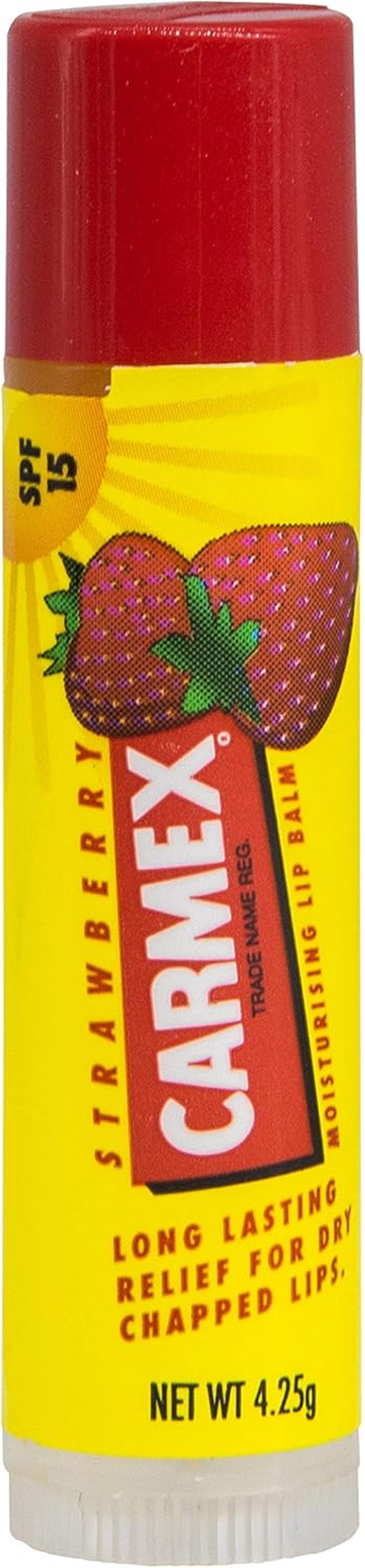 Carmex Strawberry Click Stick SPF 15, 4.25G image number 6
