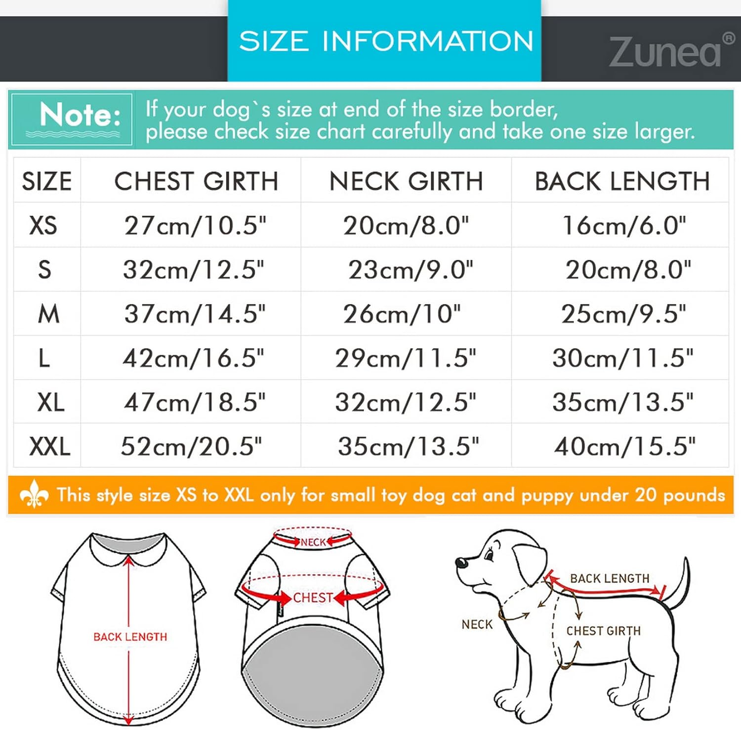 Zunea Dog Winter Coats for Small Dogs Soft Warm Fleece Lined Puppy Clothes with D-Ring Cold Weather Pet Girl Boy Apparel Windproof Coat with Zipper Pocket Chihuahua Yorkie Clothing Blue XL image number 5