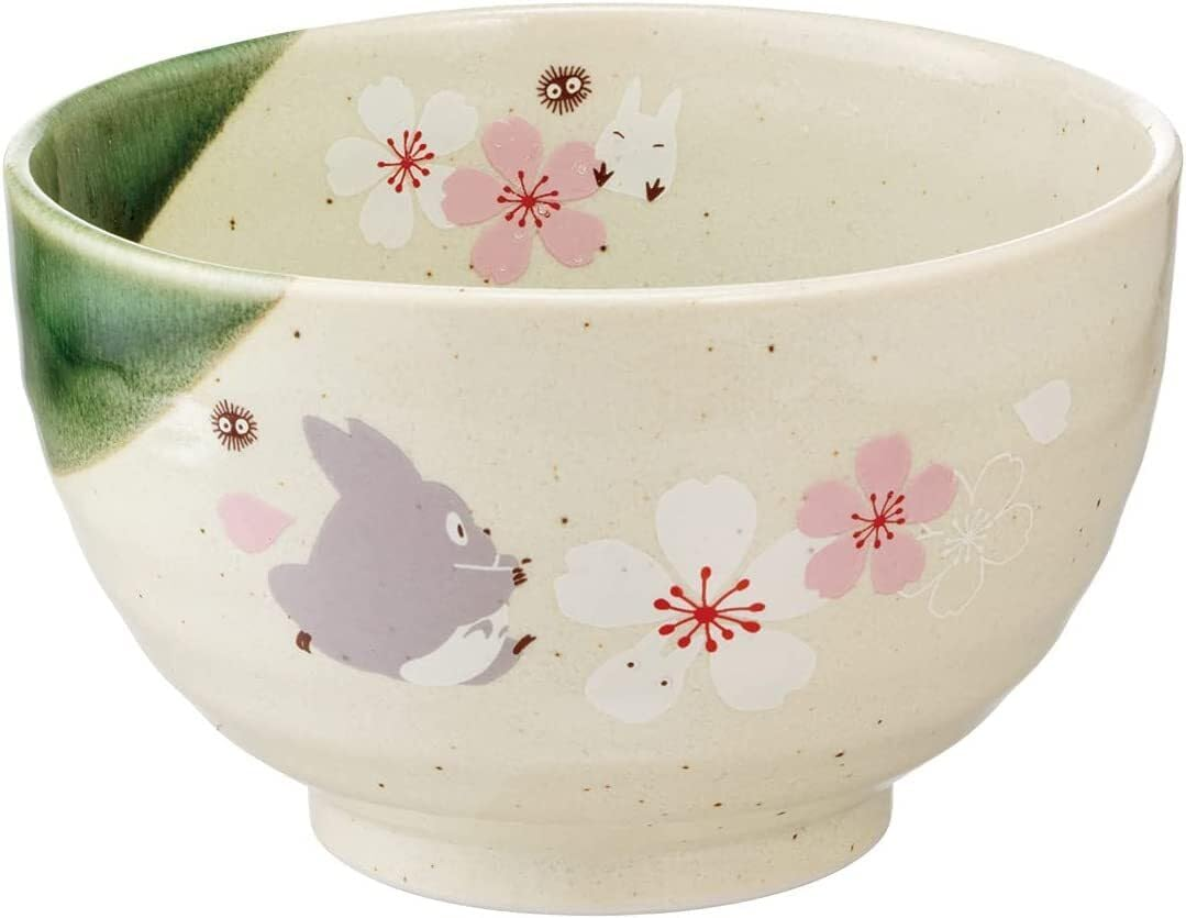 Studio Ghibli via Bluefin My Neighbor Totoro Traditional Japanese Dish Series - Small Rice Bowl [Sakura/Cherry Blossom] - Official Studio Ghibli Merchandise, CHMR1-A image number 5