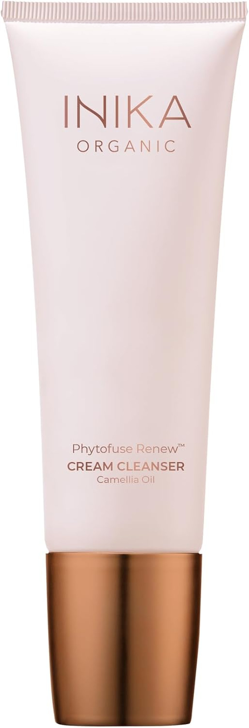 INIKA Organic Phytofuse Renew Cream Cleanser | Sensitive, 100% Natural, Deeply Cleanse & Boost Circulation. Restores Hydration & Protects Skin Barrier. 100Ml image number 1