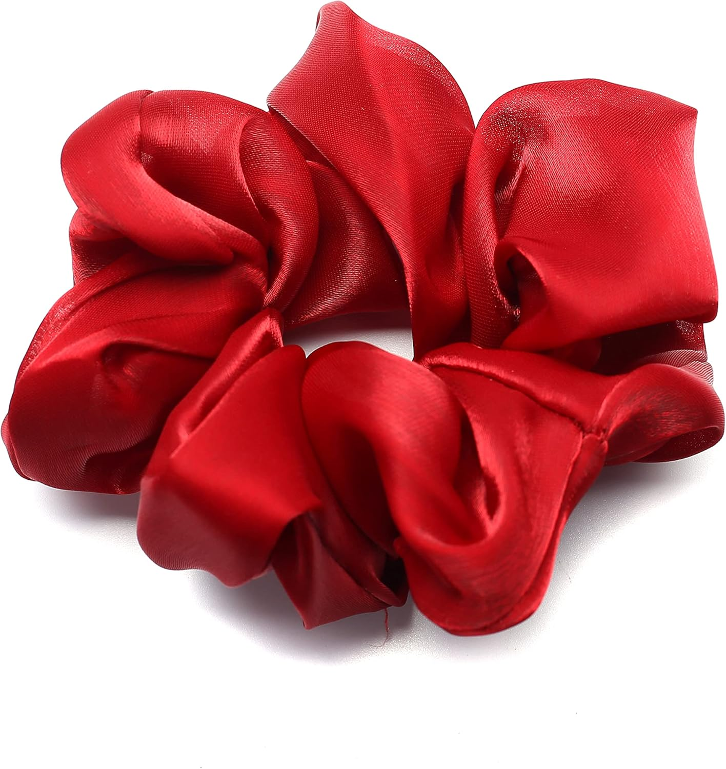 Elastic Hair Scrunchie Hair Band Ponytail Holder Suitable for Everyday Use Travel Party (Blue)