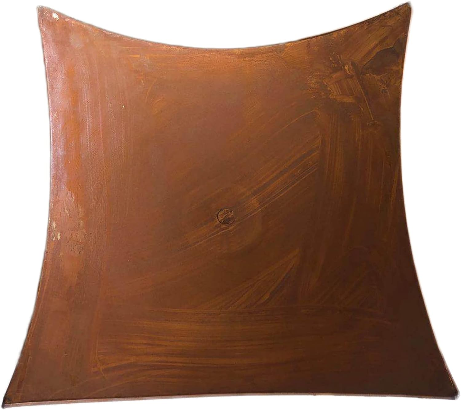 Large Bird Bath 72Cm Wild Birds Feeder Metal Rusty Garden Decor Birdbath Outdoor image number 1