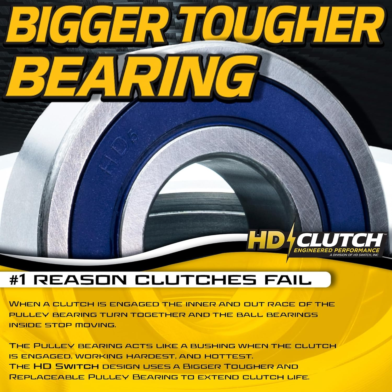 HD Switch GY20878 Bigbearing Hitorque 125Ftlb (OEM 105) PTO Clutch Fits John Deere L120 L130 LA130 LA140 LA145 LA150 LA155 LA165 LA175 G110 Scotts L2048 L2548 145 155C 190C 92H 5219-20 5219-72 GY20652 image number 3