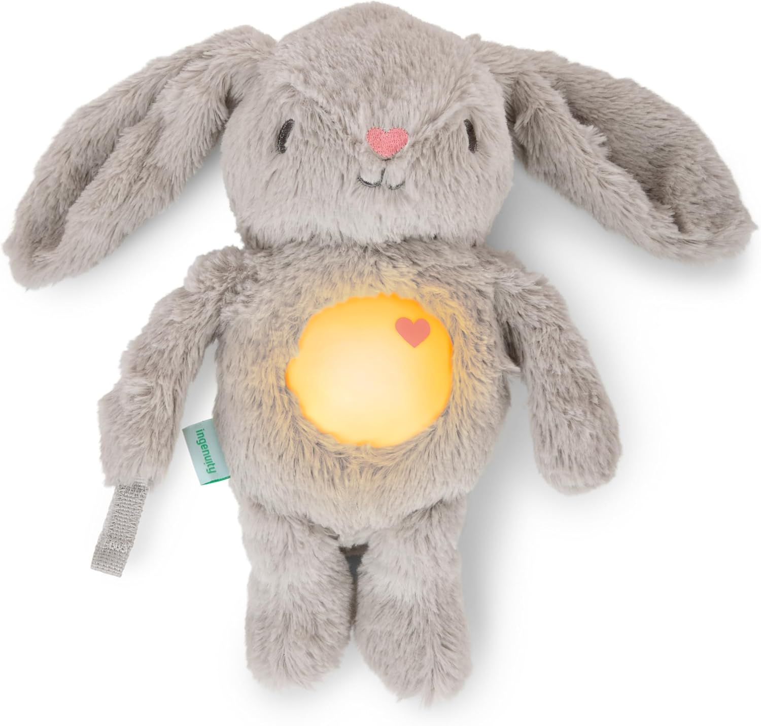 Ingenuity Sylvi Cuddle Pal Daytime Baby Soother​, Cry Activated, 8 Soothing Songs, 0+M - Plush Bunny image number 4