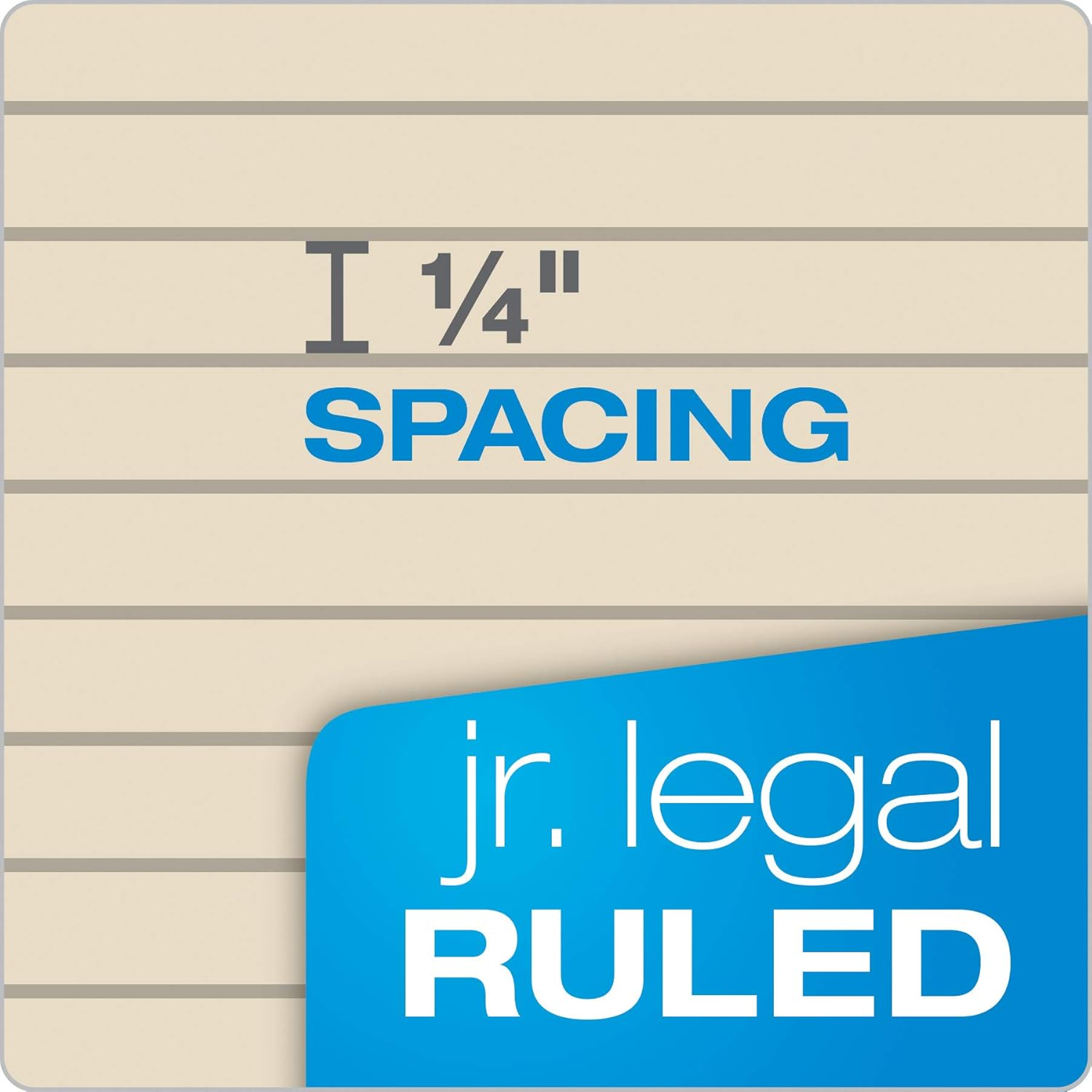 TOPS Docket 100% Recycled Writing Tablet, 5 X 8 Inches, Perforated, Assorted Colors: Orchid, Ivory, Blue, Narrow Rule, 50 Sheets per Pad, 6 Pads per Pack (99601) image number 6