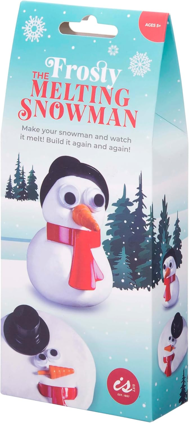 Is Gift Frosty the Melting Snowman White 10X8.5Cm - Fun DIY Putty Snowman with Accessories, Watch Him Melt & Rebuild, Sensory Play for Kids Aged 5+, Great for Christmas Gifting image number 2