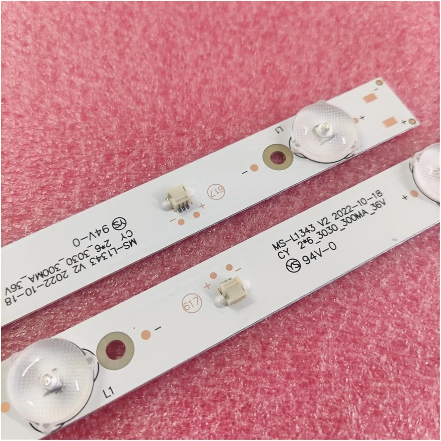 TV LED Backlight Strips for P.-Olar 32LTV2002 PC32LH11T2C P32L21T2SCSM P32L31T2SC P32L32T2CSM JL.D32061330-081AS-M MS-L1343 V1 (Color : 4 Piece for 2TV) image number 3