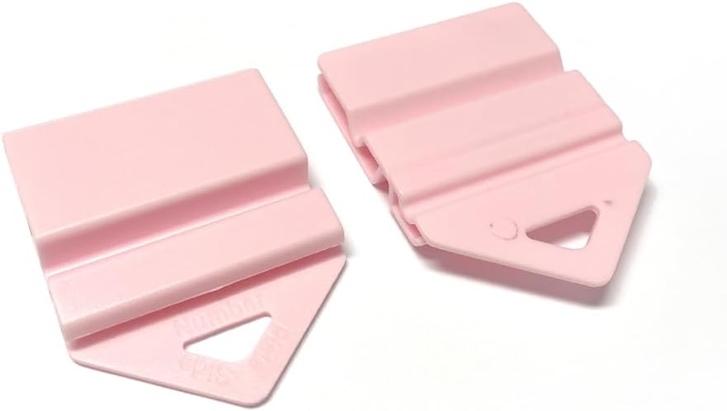 Clip It on Clips Easy to Attached & Removed from Licence Plate 2 Clip Only (White)