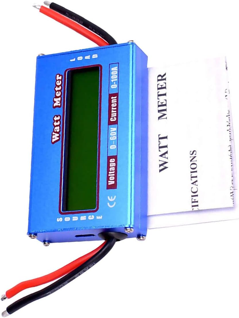 RC Watt Meter 100A Power Analyzer Digital LCD Balance Battery Voltage Checker image number 1