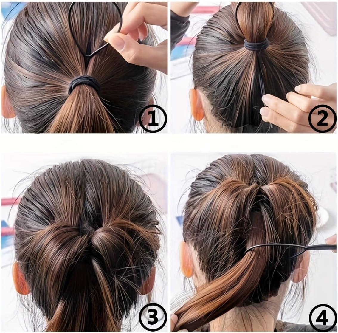 Pack of 8 Hair Braiding Hair Tail Twister