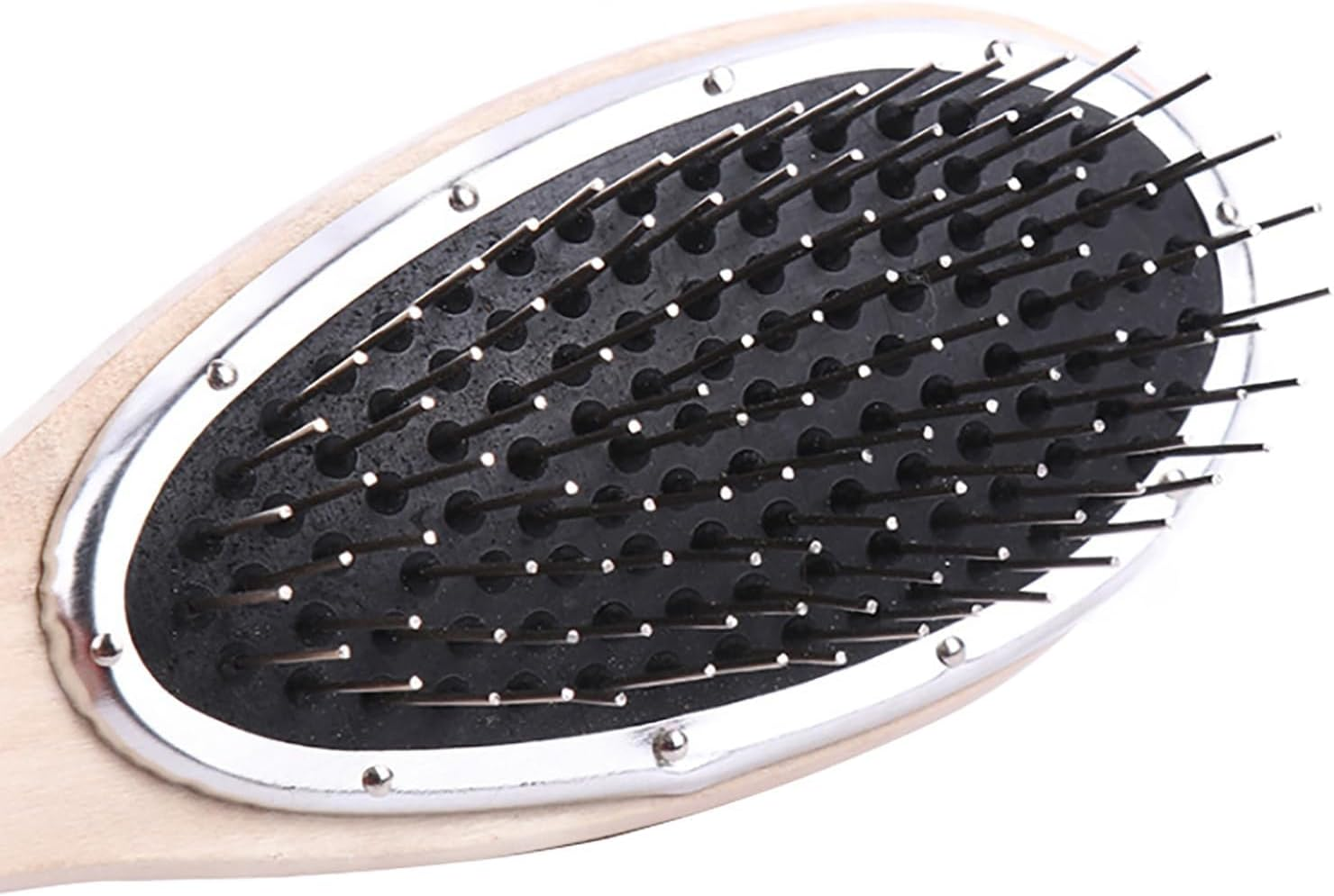 Professional Wig Brush for Wig anti Static Steel Comb for Tangle Synthetic Hair Extensions Training image number 4