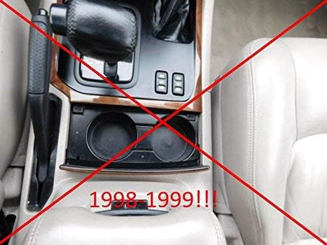 Trunknets Inc Center Console Cup Holder Insert Divider for Toyota Land Cruiser Fits 2000-2007 image number 5