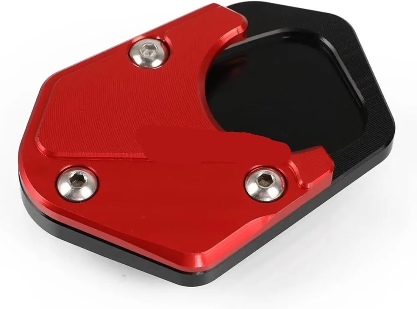 Compatible with CFMOTO 450SR 450SS 450NK 450CLC 450 SR SS NK CLC 2022 2023 2024 Motorcycle Kickstand Side Stand Extension Enlarger Plate Pad(Black)