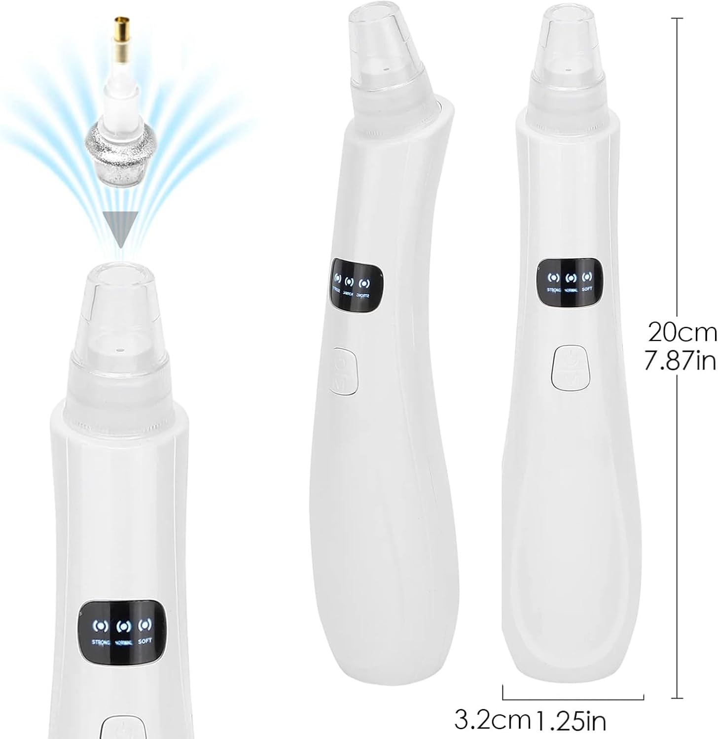 Rhinestone Applicator Tool - Nail Dotting Tool,Electric Picker 3 Adjustable Suction Mode Replacement Tip for Embroidery Decoration Craft Makeup Manicure image number 4