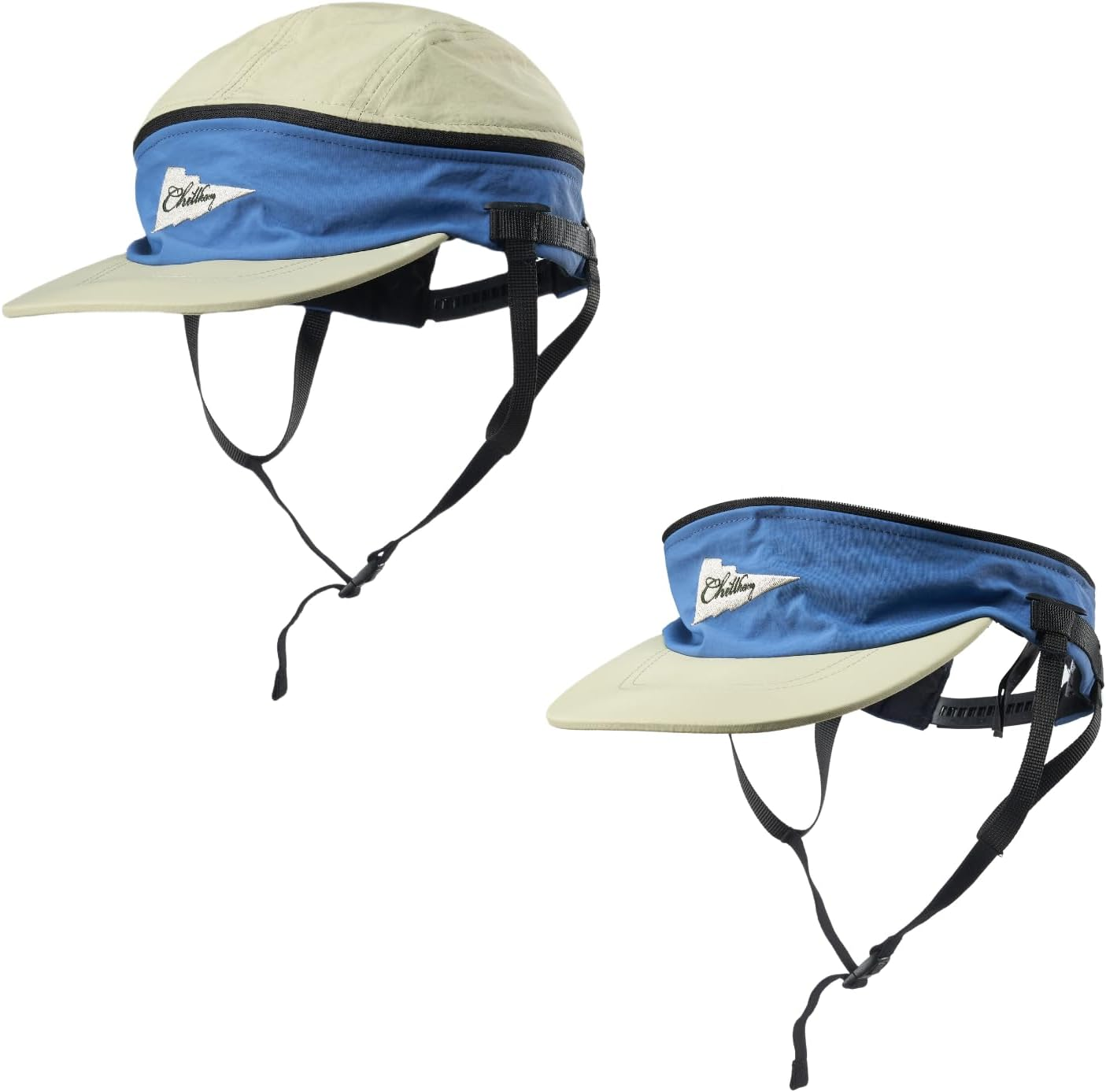 Vintage American Sports Quick-Dry Water-Repellent Cap with Detachable Two-Way Wear: Baseball & Sky Cap for Outdoor Surfing - Versatile, Stylish image number 1
