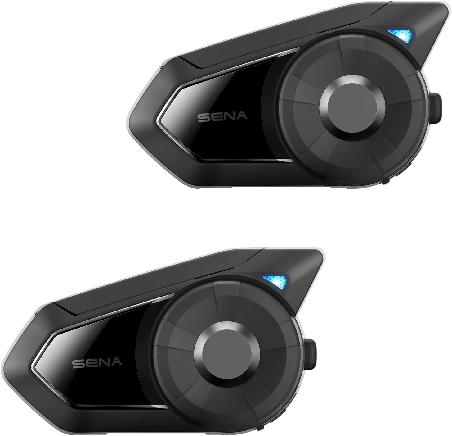 Sena 30K Bluetooth Headset for Motorcycles/Mesh Communication System with HD Speakers, Twin Pack image number 1