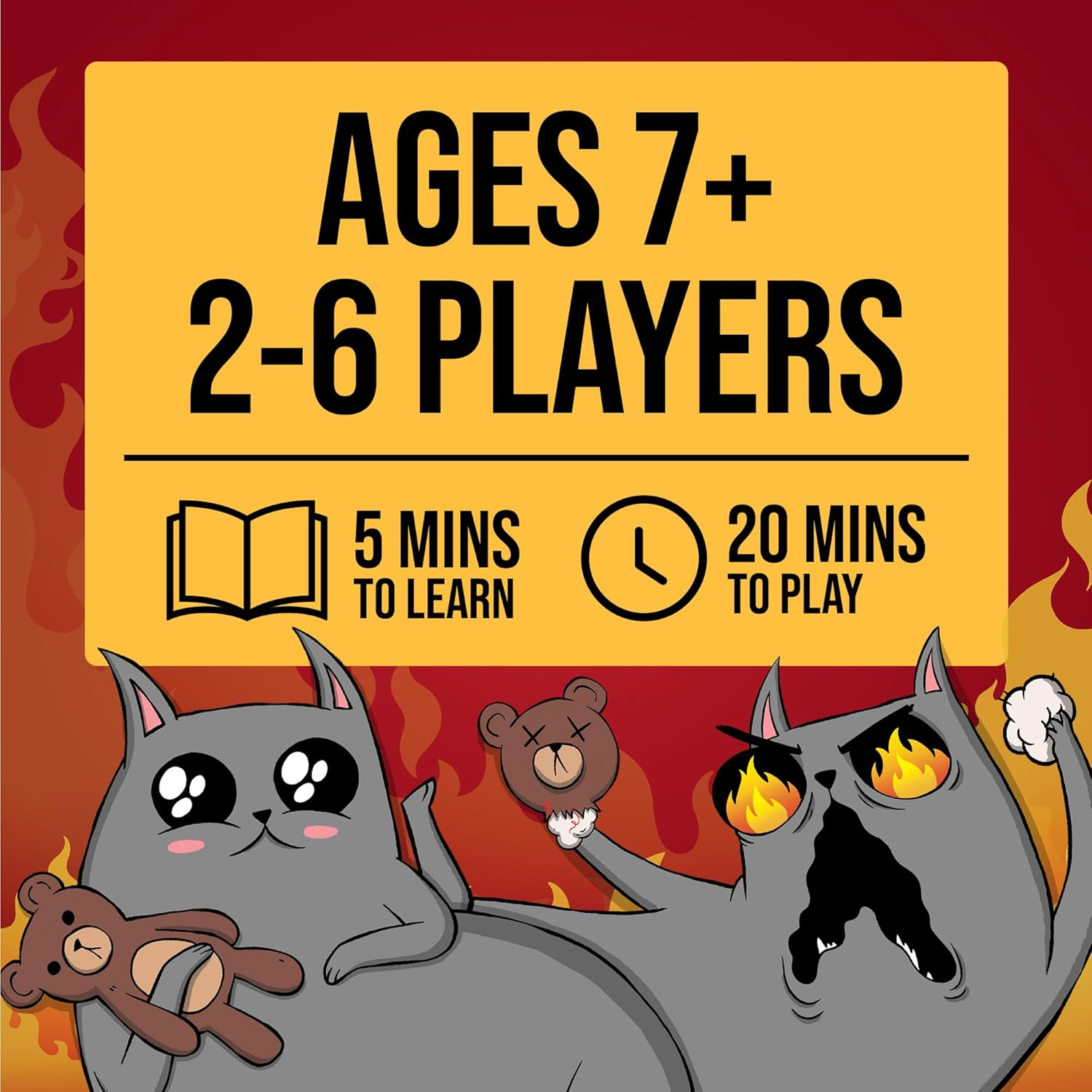 Exploding Kittens - the Board Game Super Fan Edition | Strategy Board Game | 2-6 Players, Ages 7+