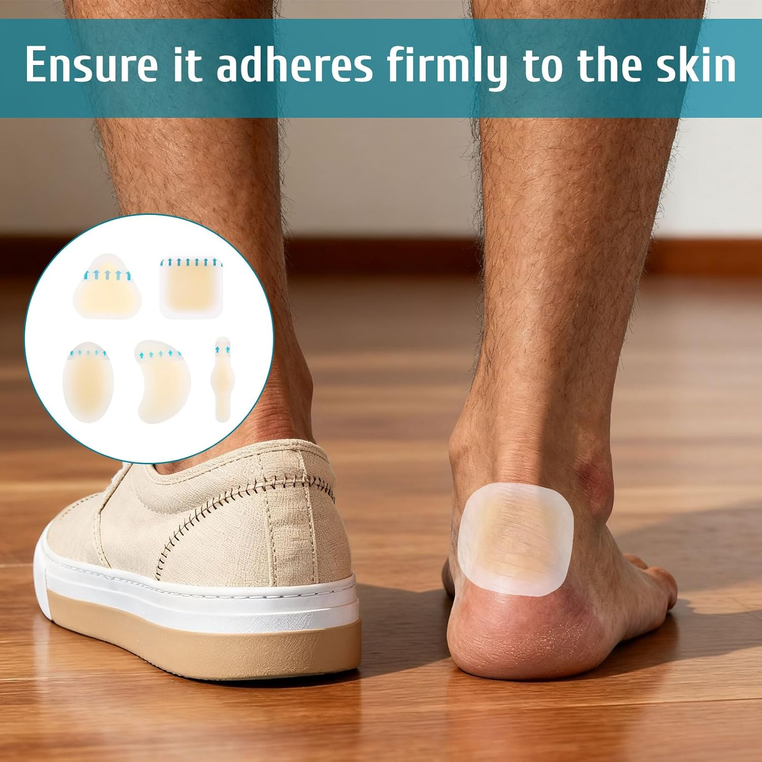 Bandaids, 30Pcs Blister Band Aid, Bandaid, Invisible Blister Hydrocolloid Bandages, Hydrocolloid Blisterband Aid, Waterproof Invisible Gel Cushion, Suitable for Foot, Toe and Heel Protection