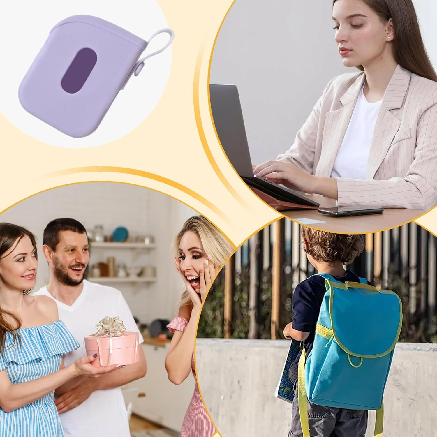 Cosmetic Bottle Protective Covers, Silicone Empty Bottle Protector, Soft and Practical Protective Cover for Daily Use and Travel Camping image number 1