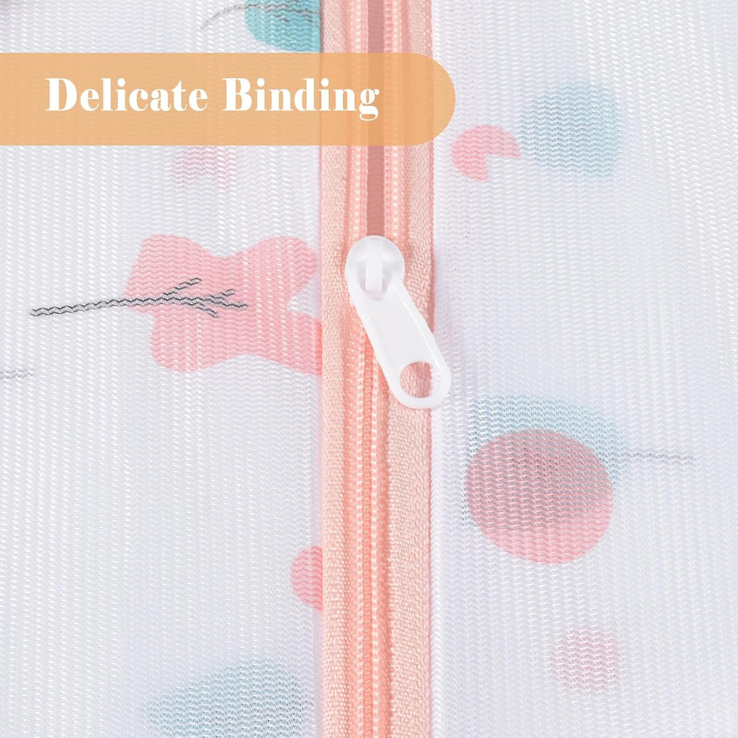 5-Piece Laundry Bag Set: Mesh Washing Bags with Premium Zipper, Specialized for Delicates Wash &ndash; Fits Blouses, Hosiery, Baby Clothes, plus Travel Laundry Bag for Efficient Laundry Organisation (Trees)