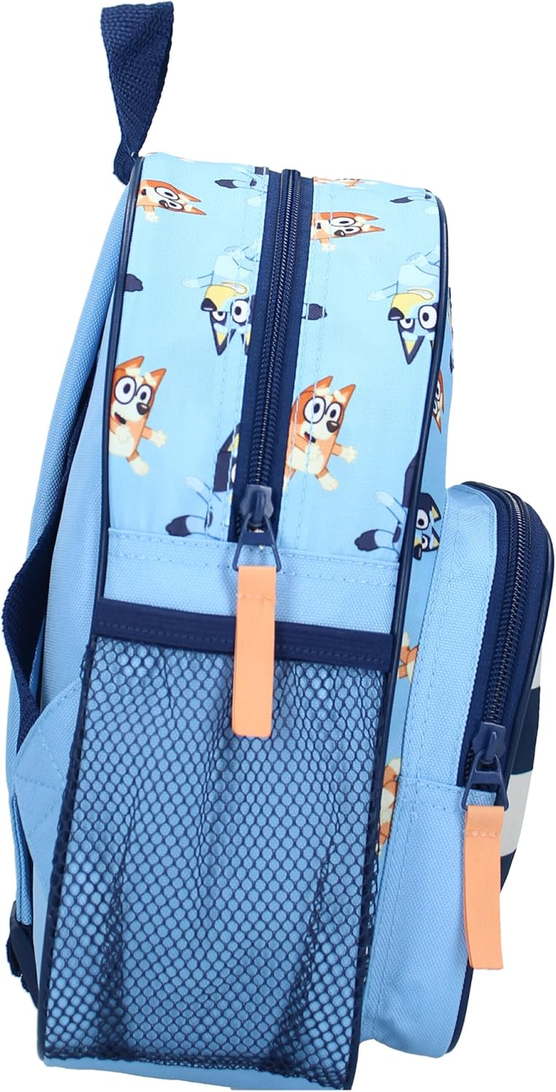 Vadobag Blue and Bingo Hug Backpack - Backpack with 2 Compartments for Children | School | Nursery - Blue and Light Blue - Dimensions 29 X 23 X 8 Cm, Blue, Sky Blue, One Size, Blue, Sky Blue,