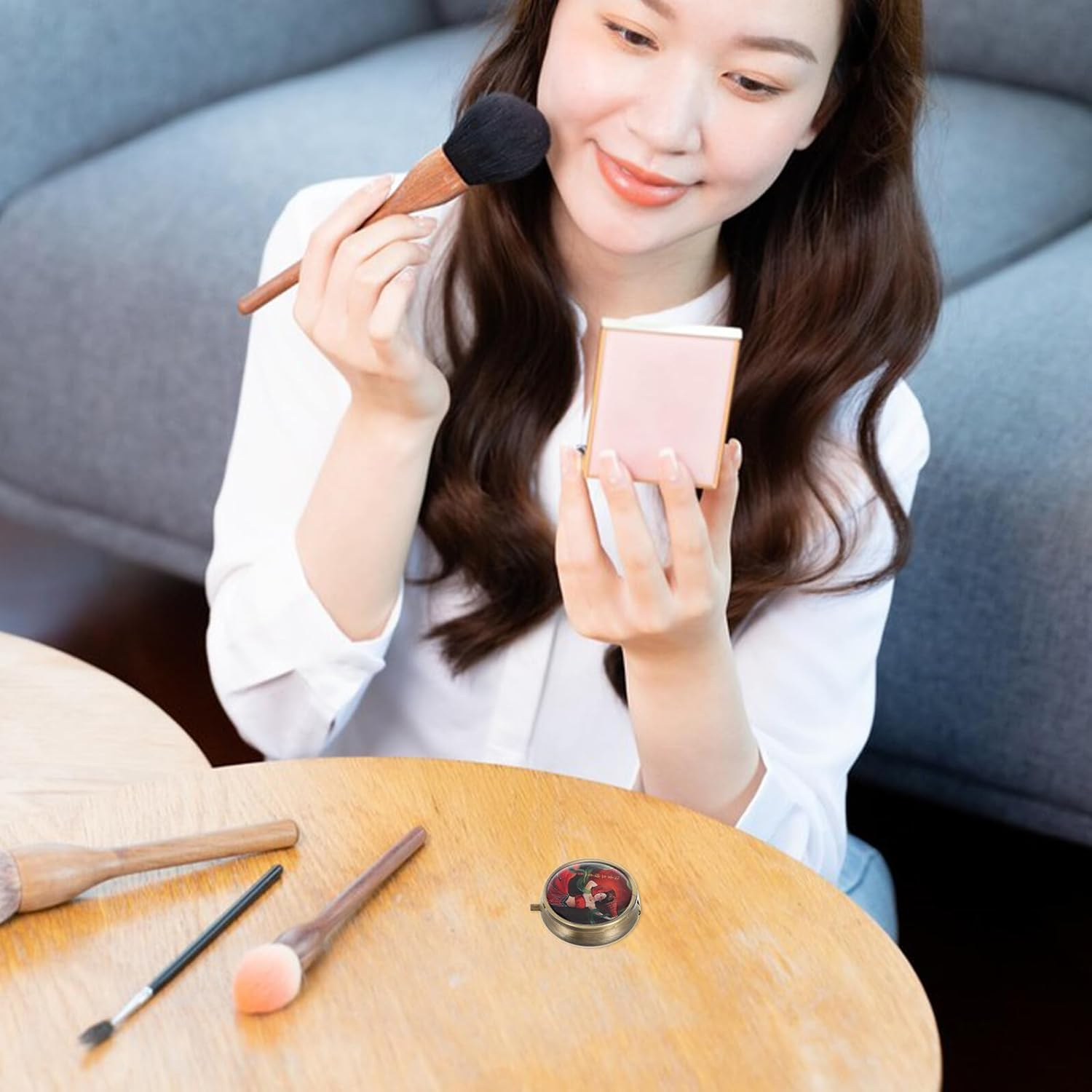 SOESFOUFU Solid Perfume Balm 12G Portable Solid Cologne Sandalwood Scent for Women and Men Travel Pocket Body Fragrance