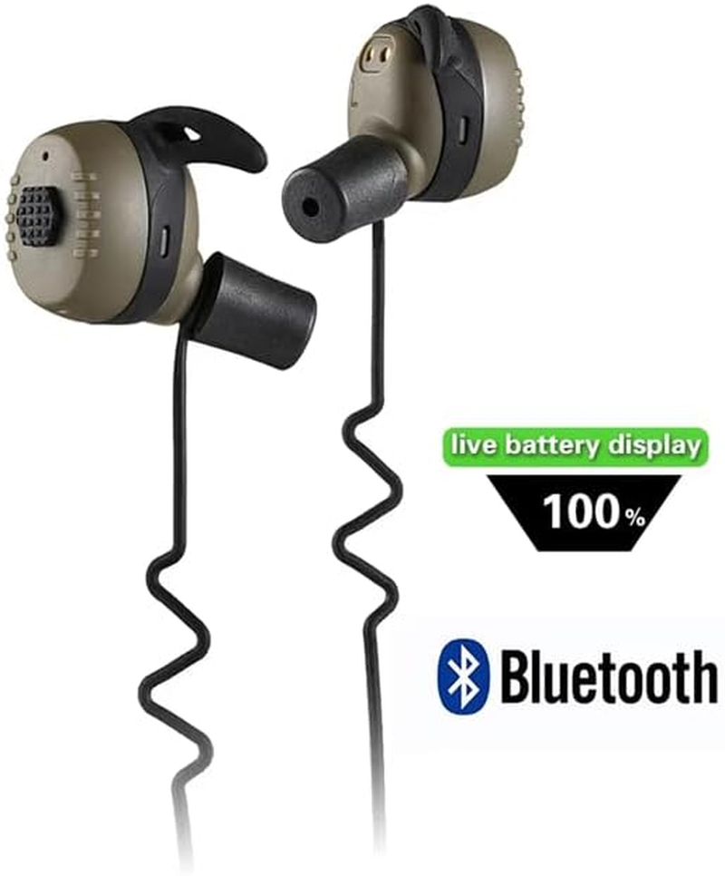 Omana Arm Next Totems Electronic Shooting Earplugs Noise Canceling Hearing Protection Earmuff for Hunting/Tactical Shooting/Military/Music Events - Black image number 5