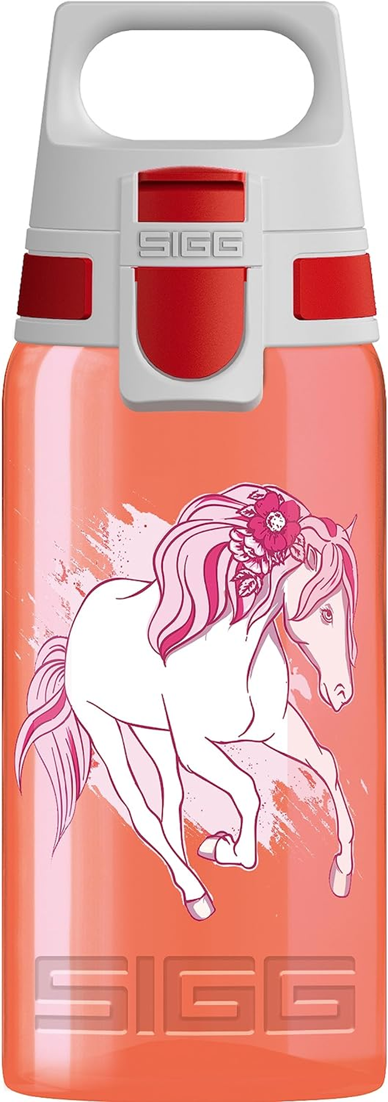 Sigg - Kids Water Bottle - Viva One Horse Club - Leak-Proof Lid - Dishwasher - Bpa Free - Sport and Bike - One Hand Children'S Drink Bottle - 17 Oz - 3 Girls Way image number 6
