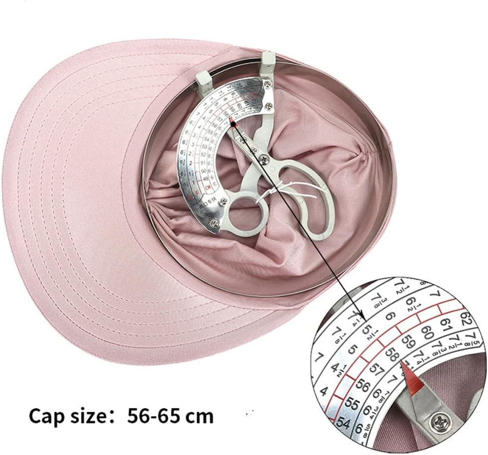 BIGTEDDY Camel Women'S Visor Hat Swimming Cap Beach Pony Tail Sun Wide Brim Summer Sport - Black image number 7