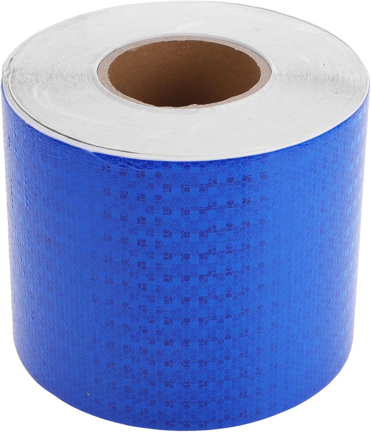 X AUTOHAUX Universal 164.04Ft X 5.91In Air-Release Adhesive Pinstripe Tape Reflective Automotive Pinstriping Tape PVC Blue image number 1