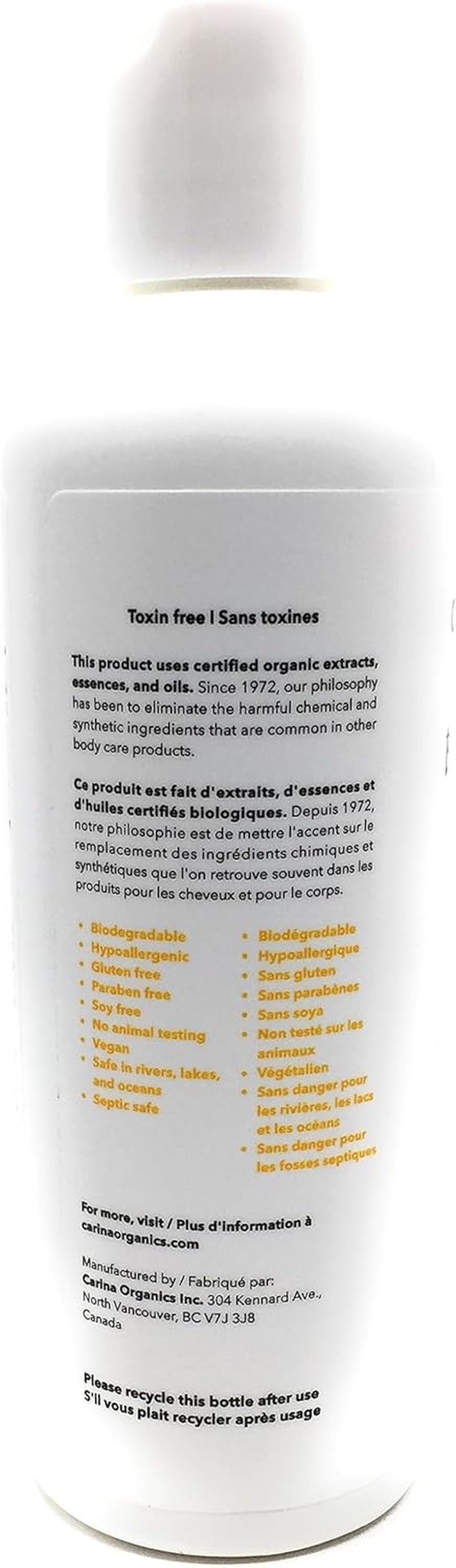 Carina Organics Baby Bubble Bath image number 1