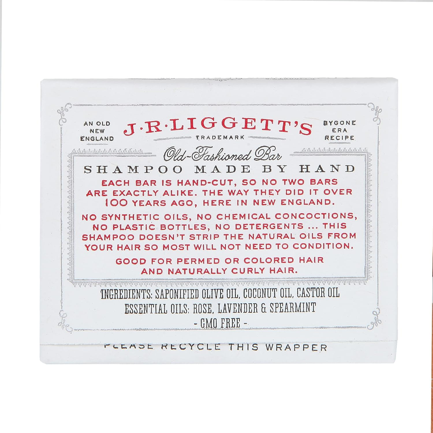 J.R.LIGGETT&rsquo;S All-Natural Shampoo Bar - 2 Original Formula Shampoo Bars and a Solid Wood Shelf-Prolongs the Life of Your Shampoo Bar - Nourish Follicles with Antioxidants and Vitamins - Sulfate-Free image number 6